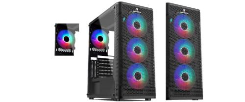 GAMEBOOSTER GB-M206B USB3.0 ARGB Fan Siyah Metal kasa (PSU Yok)